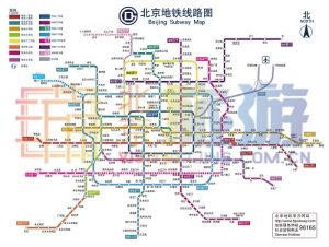北京地下鉄路線図