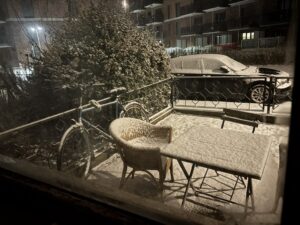 リューネブルクの初雪