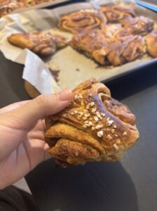 シナモンロール作り